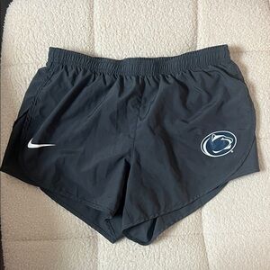 Nike Women's Penn State Dark Gray Athletic Shorts